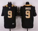nike new orleans saints #9 brees black elite jerseys