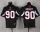 nike nfl arizona cardinals #90 dockett elite black jerseys