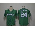 mlb seattle mariners #24 griffey green [Cool Base]