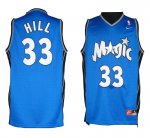 nike nba orlando magic #33 hill blue cheap jerseys