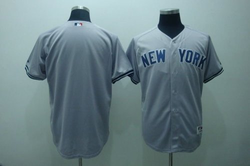 Baseball Jerseys new york yankees blank grey(2010)