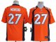 nike nfl denver broncos #27 moreno orange jerseys [game]