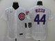 Men's Chicago Cubs #44 Anthony Rizzo New White 2020 Stitched Baseball Jersey