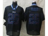 Nike Buffalo Bills #25 LeSean McCoy Black Jerseys [Lights Out El