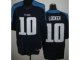 nike nfl tennessee titans #10 jake locker elite dk.blue jerseys