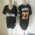 MLB Jerseys Florida Marlins #27 Giancarlo Stanton Black (2012 Ne