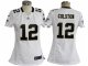 nike women nfl new orleans saints #12 colston white jerseys