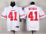 nike nfl san francisco 49ers #41 bethea elite white jerseys