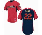 mlb seattle mariners #22 cano red-blue [2014 all star jerseys]