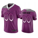 Men's Vikings Custom Purple Vapor Limited City Edition Jersey