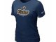 Women St.Louis Rams D.Blue T-Shirt