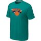 nba new york knicks big & tall primary logo green T-Shirt