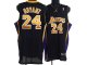 Basketball Jerseys los angeles lakers #24 kobe bryant black(gold
