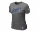 Women Kansas City Royals D.Grey Nike Short Sleeve Practice T-Shi