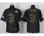 nike nfl seattle seahawks #3 wilson black [Elite gold lettering