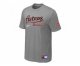 MLB Houston Astros L.Grey Nike Short Sleeve Practice T-Shirt
