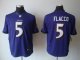nike nfl baltimore ravens #5 flacco purple jerseys [nike limited