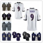 Football Baltimore Ravens #9 Justin Tucker Jersey