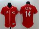 Men's MLB Cincinnati Reds #14 Pete Rose Red Flexbase Authentic Collection Jersey