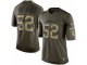nike nfl green bay packers #52 clay matthews army green salute to service limited jerseys