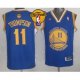 youth nba golden state warriors #11 klay thompson blue 2015 the finals patch stitched jerseys