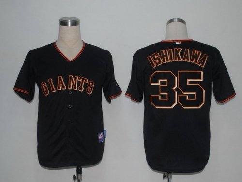 Baseball Jerseys san francisco giants #35 ishikawa black(2011 co