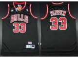 nba chicago bulls #33 pippen black [revolution 30 swingman]
