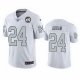 Football Las Vegas Raiders #24 Johnathan Abram White Color Rush Limited Stitched Jersey With 60th Anniversary Patch