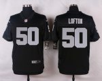 nike oakland raiders #50 lofton black elite jerseys