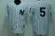 Baseball Jerseys new york yankees #5 dimaggio m&n white