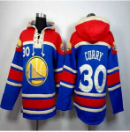 nba golden state warriors #30 stephen curry red blue pullover hooded sweatshirt