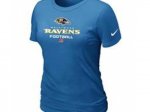 Women Baltimore Ravens light blue T-Shirt