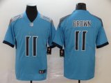 2020 New Football Tennessee Titans #11 AJ Brown Light Blue Vapor Untouchable Limited Jersey
