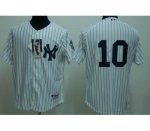 New York Yankees #10 Rizzuto 2009 world series patchs white