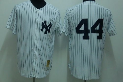 Baseball Jerseys new york yankees #44 jackson m&n white