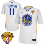 nba adidas golden state warriors #11 klay thompson authentic white alternate 2015 the finals patch nba cheap jersey