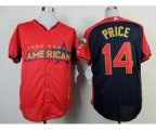 mlb tampa bay rays #14 price red-blue [2014 all star jerseys]
