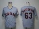 Baseball Jerseys cleveland indians #63 masterson grey(cool base)