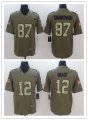 Football New England Patriots Stitched Olive and Camo 2017 Salute to Service Limited Jersey