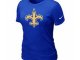 Women New Orleans Sains Blue T-Shirts