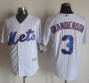 mlb jerseys new york mets #3 Granderson White(Blue Strip)