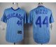 mlb jerseys chicago cubs #44 rizzo blue(white strip)