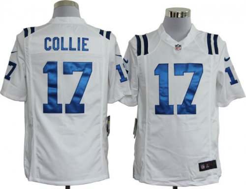 nike nfl indianapolis colts #17 collie white cheap jerseys [game