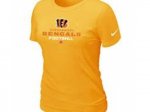 Women Cincinnati Bengals Yellow T-Shirt