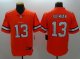 Men Denver Broncos #13 Trevor Siemian Orange New Color Rush Limited Nike NFL Jerseys