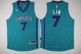 nba Charlotte Hornets #7 jeremy Lin blue jerseys [revolution 30]