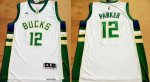 NBA Jersey Milwaukee Bucks #12 Jabari White Stitched Revolutio