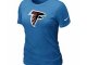 Women Atlanta Falcons L.blue T-Shirts