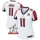 Women's NIKE NFL Atlanta Falcons #11 Julio Jones White Super Bowl LI Bound Jersey