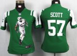 nike women nfl new york jets #57 scott green jerseys [portrait f